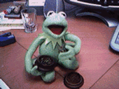 Kermit Smokin'
