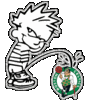Calvin Peeing On Boston Celtics