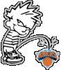 Calvin Peeing On New York Knicks