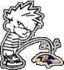 Calvin Peeing On Baltimore Ravens