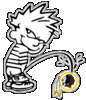 Calvin Peeing On Washington Redskins