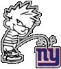 Calvin Peeing On Giants