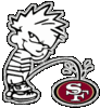 Calvin Peeing On San Francisco 49ers