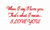 Mean I Love You!