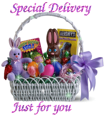 special delivery basket Easter