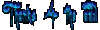 Thanks 4 The Add Fancy Dark Letters Blue Fire