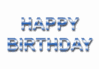 Happy Birthday Fireworks And Baloons