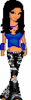 Black Jeans Blue Shirt