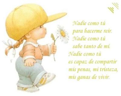 Nadie Como Tu Es Capaz De Compartir Mis Penas , Mi Tristeza, Mis Ganas De Vivir