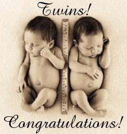 Twins Congratulations
