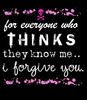 For Everyone Who Thinks They Know Me