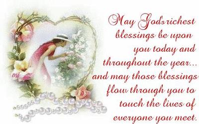 Blessings Be Upon You Today