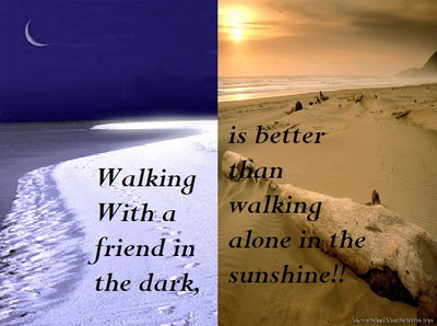 Walking With A Friend