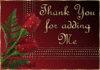 Thank You For Adding Me