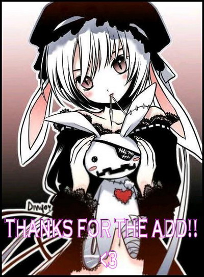 Thanks For The Add Goth Anime