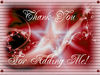 Thank-you For Adding Me!