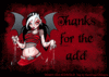 Thanks For The Add Goth Girl Dark