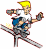 skateboarding