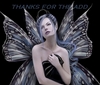 Thanks For The Add Girl Butterfly