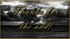 Thanks For The Add! Clouds