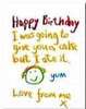 Happy Birthday love from me