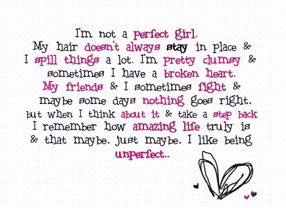Not A Perfect Girl