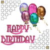 Happy Birthday colours