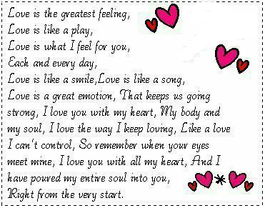 Love Is The Greatest Feeling 