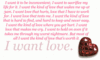 I Want Love