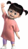 Bye girl animated hand