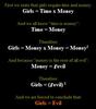 Girls Time Money