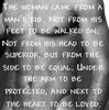 The Woman Came From A Man's Rib