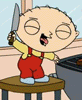 Stewie Griffin With Knife