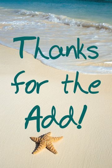 Thanks For The Add Beach