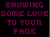 Showing Some Love To Your Page