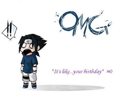 OMG it's like your birthday emo