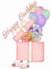 Happy Birthday Bear Present