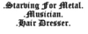 Starbing For Metal. Musician. Hair Dresser.