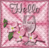 Hello Glass With Hearts
