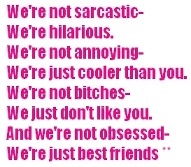 We're Just Best Friends