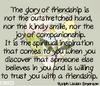 The Glory Of Friendship