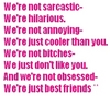 We're Just Best Friends