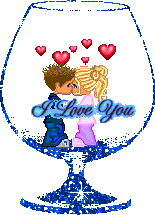 I Love You Glass