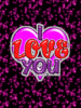 I Love You Glitters