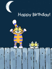 Happy Birthday Night Cats