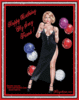 Happy Birthday My Sexy Friend! Lady In Black
