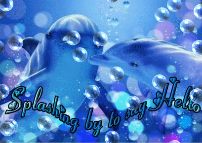 Splashing By To Say Hello