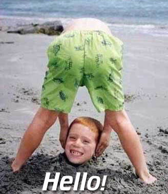 Hello Funny Boy Head