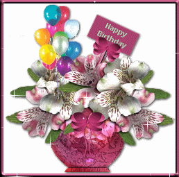 Happy Birthday Different Flowers