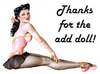 Thanks For The Add Doll!